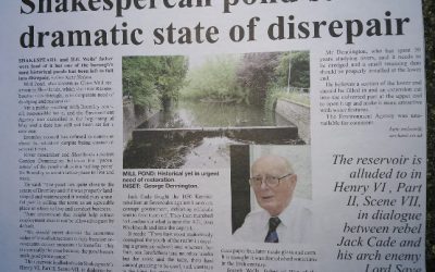 Dramatic transformation, at last – Bromley’s restored Glassmill Millpond