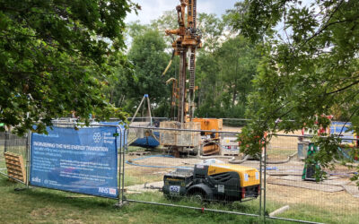 Drilling for water – QWAG probes Lewisham Hospital’s heat pump plan in Ladywell Fields